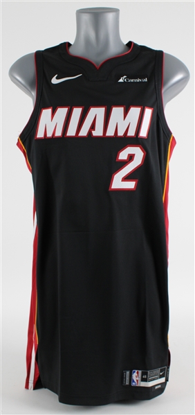2024 Terry Rozier Miami Heat Game Worn Icon Edition Jersey (MEARS LOA)