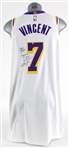 2023-24 Gabe Vincent Los Angeles Lakers Signed Game Worn Association Edition Jersey (MEARS LOA)