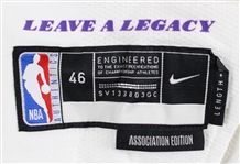 2023-24 Gabe Vincent Los Angeles Lakers Signed Game Worn Association Edition Jersey (MEARS LOA)