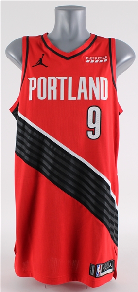 2020-21 Nassir Little Portland Trail Blazers Signed Game Worn Statement Edition Jersey (MEARS LOA)