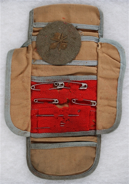 1939-45 WWII Army Uniform 7"x11" Sewing Repair Kit