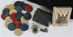 Vintage Western Apparel w/ Vest, Hat, Pocket Watch & more (Lot of 32)