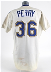 1983 Gaylord Perry Seattle Mariners Signed Game Worn Home Jersey (JSA) MEARS LOA