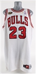 1997-98 Michael Jordan Chicago Bulls Home NBA Jersey (MEARS LOA & SIA) Possibly Worn For  One Game
