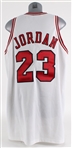 1997-98 Michael Jordan Chicago Bulls Home NBA Jersey (MEARS LOA & SIA) Possibly Worn For  One Game