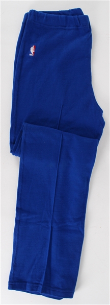 1986-87 New York Knicks Warm Up Pants #33 written in waistband (MEARS LOA)
