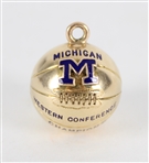 1928-1929 Coach George F Veenker Michigan Basketball 3/4 Pendant 
