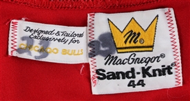 1987-89 Chicago Bulls Warm Up Jacket #23 Written in Black Marker (MEARS LOA)