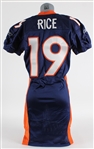 2005 Jerry Rice Denver Broncos Preseason Jersey (MEARS A5)