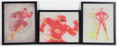 The Flash Artwork 12"x15" Frames (Lot of 3)