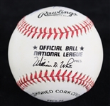 1989-94 Hank Aaron, Reggie Jackson, Willie Mays & more Multi Signed HR Slugger Baseball (JSA) 