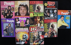 1970s-90s Magazine Collection Featuring The Beatles, Hendrix & more (Lot of 11)