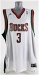 2009-13 Brandon Jennings Milwaukee Bucks Signed Jersey (JSA)