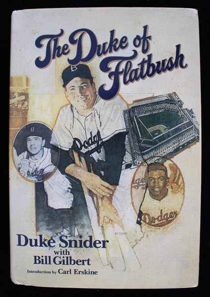 1988 Duke Snider Signed The Duke of Flatbush Book (JSA)