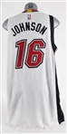 2016-17 James Johnson Miami Heat Signed Alternate Jersey (MEARS LOA)