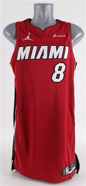 2023-24 Jamal Cain Miami Heat Signed Statement Edition Game Worn Jersey (MEARS LOA)
