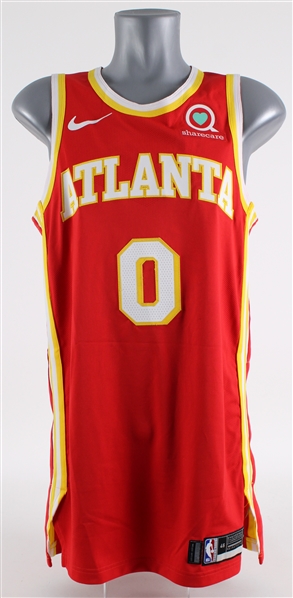 2020-21 Brandon Goodwin Atlanta Hawks Signed Game Worn Icon Edition Jersey (MEARS LOA)