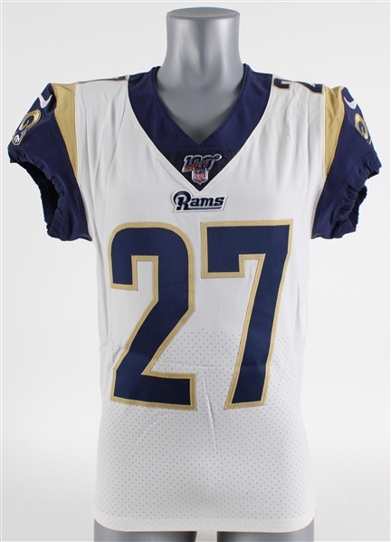 2019 Donte Deayon Los Angeles Rams Signed Preseason Jersey (MEARS LOA)