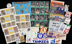 1970s-90s Milwaukee Braves / Brewers & Milwaukee Bucks Memorabilia (Lot of 80+)