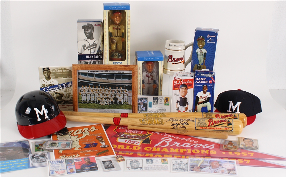 1950s-2000s Milwaukee Braves Collection (Lot of 75+)