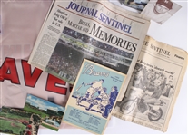 1950s-2000 Milwaukee Braves / Brewers Collection (Lot of 30+