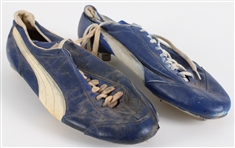 1984 circa Lee Smith Chicago Cubs Game Worn Cleats (MEARS LOA)