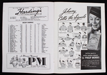 1947 Football World Championship Cardinals vs Eagles Program 