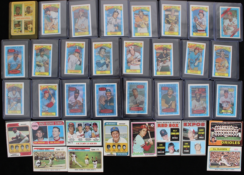 1960s-80s Baseball Trading Card Collection (Lot of 130+)
