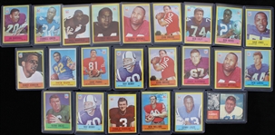 1960s Topps Football Hall of Fame Cards & more (Lot of 53)