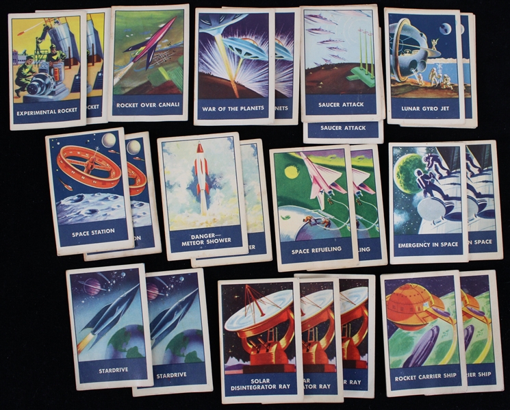 1950s Space Patrol Wheat Chex Rice Chex Trading Cards (Lot of 26)