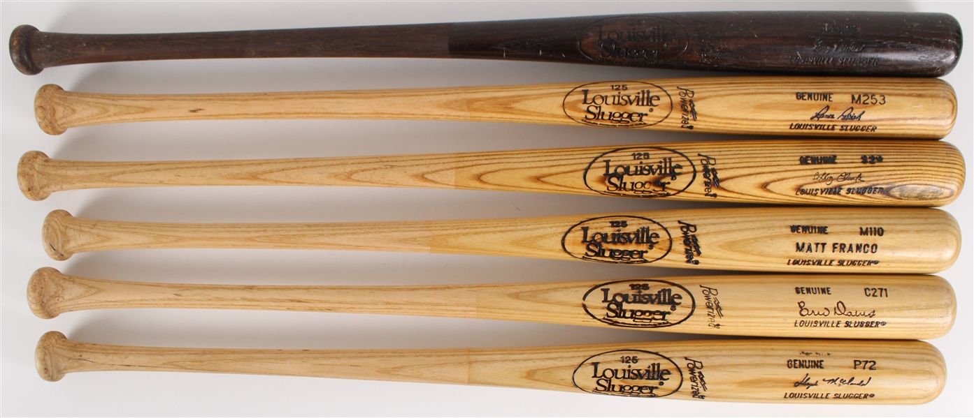 1980-85 circa Louisville Slugger Professional Model Game Bats (Lot of 6)