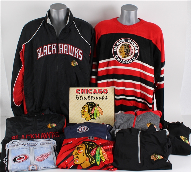 1980s-2000s Chicago Blackhawks Apparel (Lot of 10)