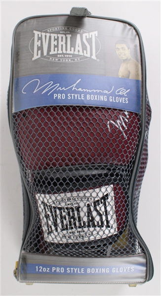 Muhammad Ali Everlast Pro Style Boxing Gloves 