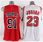 1994 Chicago Bulls Replica Jerseys w/ Duffel Bag (Lot of 3)