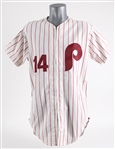 1979-80 Pete Rose Philadelphia Phillies Home Game Jersey (MEARS LOA)