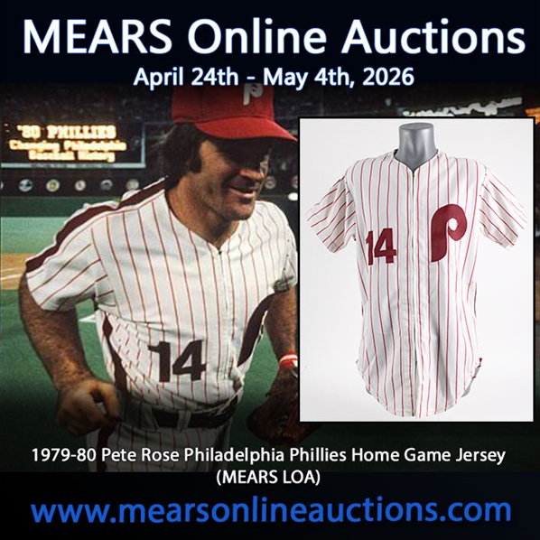 1979-80 Pete Rose Philadelphia Phillies Home Game Jersey (MEARS LOA)