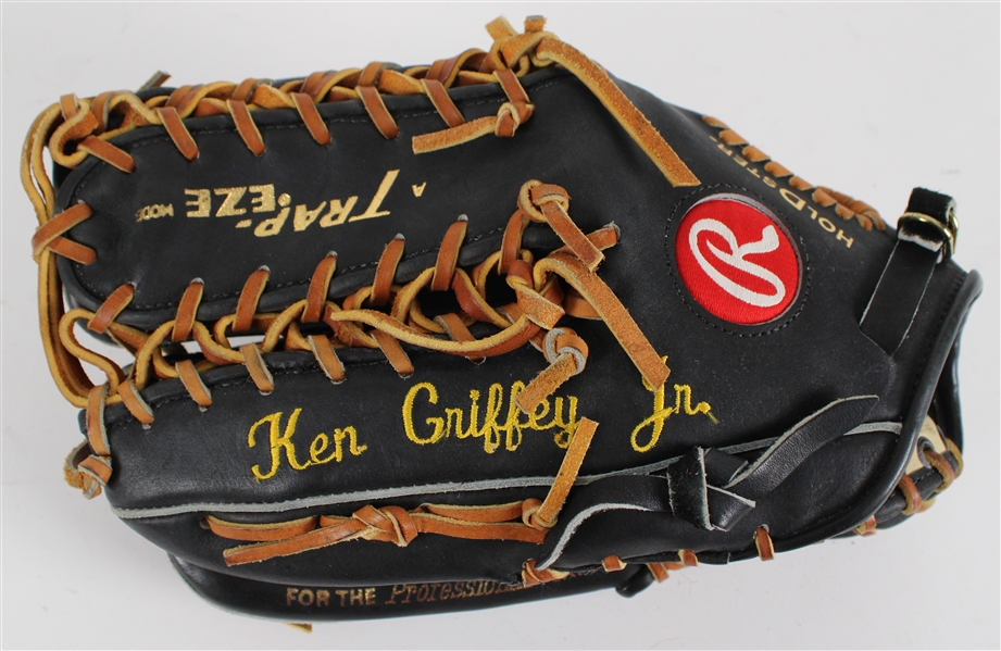 Ken Griffey Jr Seattle Mariners Signed Glove (Upper Deck)  Faded Signature