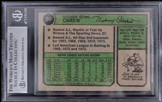 1974 Rod Carew MN Twins #50 Topps Slabbed Card (Beckett 5.5 EXCELLENT+)