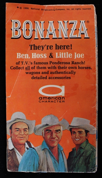 1966 Bonanza Ben, Hoss & Little Joe 13"x20" American Character 