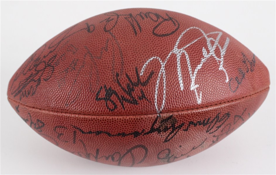 1986 Michael Jordan Dan Marino & Multiple Signed Super Bowl XX Football (JSA)