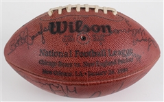 1986 Michael Jordan Dan Marino & Multiple Signed Super Bowl XX Football (JSA)