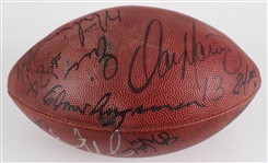 1986 Michael Jordan Dan Marino & Multiple Signed Super Bowl XX Football (JSA)