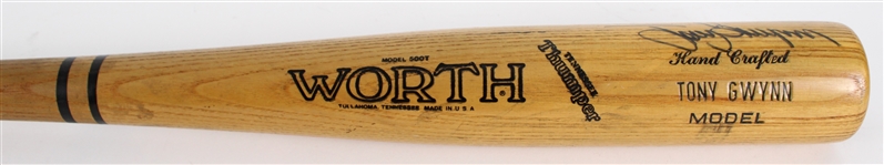 1985-88 Tony Gwynn San Diego Padres Professional Model Game Used Signed Bat (PSA/DNA GU 7/ MEARS A7)) 