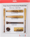 1985-88 Tony Gwynn San Diego Padres Professional Model Game Used Signed Bat (PSA/DNA GU 7/ MEARS A7)) 