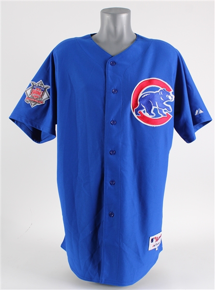 2004 Greg Maddux Chicago Cubs Signed Pro Cut Home Jersey (JSA)