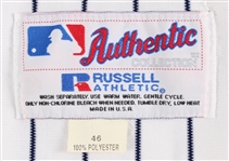 2001 Mariano Rivera New York Yankees Home Jersey (MEARS A5) 9/11 Armband