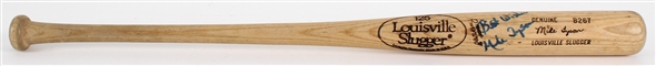 1980-83 Mike Tyson Chicago Cubs Louisville Slugger Professional Model Game Used Signed Bat (MEARS LOA)(JSA)