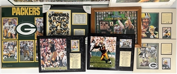 1970s-90s Green Bay Packers Framed Prints, Posters, Plaques (Lot of 23)
