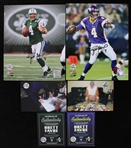 2009 Brett Favre Green Bay Packers Signed 8"x10" Photos (Lot of 2)(Favre Holograms)