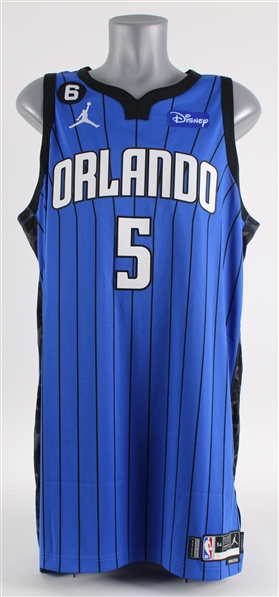 2022-2023 Paolo Banchero Orlando Magic Game Jersey (MEARS A5)